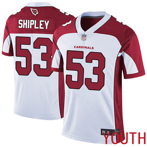 Arizona Cardinals Limited White Youth A.Q. Shipley Road Jersey NFL Football 53 Vapor Untouchable